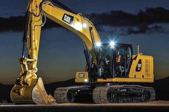 An image of a Caterpillar excavator used for digging earth, rock, and debris at construction sites: picture SUPPLIED