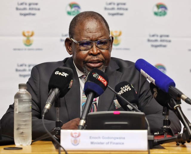 Finance Minister Enoch Godongwana on the 12th of March 2025
