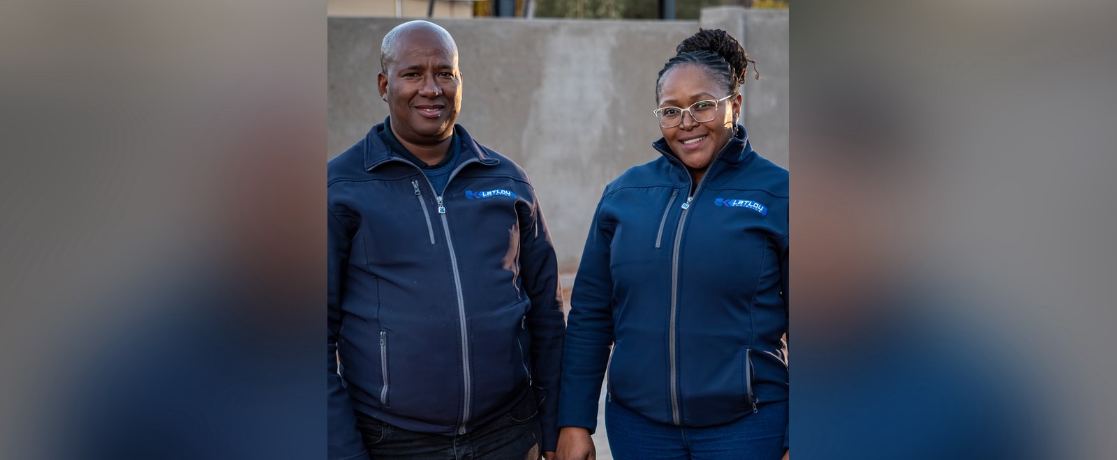 Latlou Logistics co-founders Thapelo (left) and Thato Balepile (right)